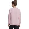 imageadidas Womens Essentials 3Stripes Fleece SweatshirtTrue Pinkwhite