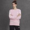 imageadidas Womens Essentials 3Stripes Fleece SweatshirtTrue Pinkwhite