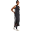 imageadidas Womens Essentials 3Stripes Long Racerback DressBlackWhite