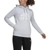 imageadidas Womens Essentials Logo Fleece HoodieHalo BlueWhite