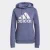 imageadidas Womens Essentials Logo Fleece HoodieOrbit VioletWhite