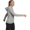 imageadidas Womens Essentials Logo HoodieMedium Grey HeatherWhite