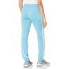 imageadidas Womens Essentials Warmup Slim Tapered 3Stripes Track PantsPreloved BlueWhite