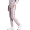 imageadidas Womens Essentials Warmup Slim Tapered 3Stripes Track PantsPreloved Fig