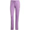 imageadidas Womens Essentials Warmup Slim Tapered 3Stripes Track PantsPreloved Purple