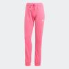 imageadidas Womens Essentials Warmup Slim Tapered 3Stripes Track PantsPulse MagentaWhite