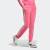 imageadidas Womens Essentials Warmup Slim Tapered 3Stripes Track PantsPulse MagentaWhite