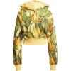 imageadidas Womens Farm HoodieSemi SparkBold GoldSemi Flash Green