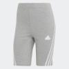 imageadidas Womens Future Icon Three Stripes Biker ShortsMedium Grey Heather