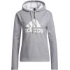 imageadidas Womens Game and Go Big Logo HoodieGreyChalk White