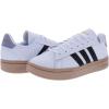 imageadidas Womens Grand Court Alpha 00s SneakersCloud WhiteCore BlackSilver