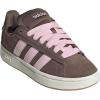 imageadidas Womens Grand Court Alpha 00s SneakersEarth StrataClear PinkGum