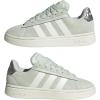 imageadidas Womens Grand Court Alpha 00s SneakersLinen GreenOff WhiteSilver Metallic