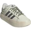 imageadidas Womens Grand Court Platform Sneakers Shoes Casual  WhiteOff WhiteCharcoalWonder White