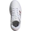 imageadidas Womens Grand Court Platform Sneakers Shoes Casual  WhiteWhiteSandy Pink MetSandy Pink