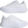 imageadidas Womens Grand Court Platform Sneakers Shoes Casual  WhiteWhiteWhiteCrystal White