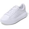 imageadidas Womens Grand Court Platform Sneakers Shoes Casual  WhiteWhiteWhiteCrystal White