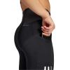imageadidas Womens Lightweight High Rise 3Stripe Mesh 78 LeggingsBlackGrey