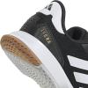 imageadidas Womens Ligra 8 Indoor SneakerBlackWhiteWhite