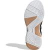 imageadidas Womens Ligra 8 Indoor SneakerBlackWhiteWhite