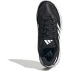 imageadidas Womens Ligra 8 Indoor SneakerBlackWhiteWhite