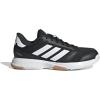 imageadidas Womens Ligra 8 Indoor SneakerBlackWhiteWhite