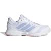 imageadidas Womens Ligra 8 Indoor SneakerCloud White Violet Tone Clear Pink