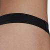 imageadidas Womens Micro Flex Thong Panty UnderwearBlack Forge IronPeach Whip White