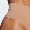 imageadidas Womens Micro Flex Thong Panty UnderwearToasted Almond