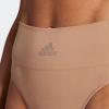imageadidas Womens Micro Flex Thong Panty UnderwearToasted Almond