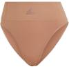 imageadidas Womens Micro Flex Thong Panty UnderwearToasted Almond