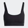 imageadidas Womens Micro Flex Wireless Seamless Lounge BraBlackForge Iron