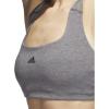 imageadidas Womens Powerimpact Training Mediumsupport BraDark Grey HeatherBlack