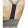 imageadidas Womens Powerimpact Training Mediumsupport BraDark Grey HeatherBlack