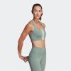 imageadidas Womens Powerimpact Training Mediumsupport BraSilver GreenWhite
