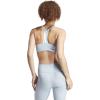 imageadidas Womens Powerimpact Training Mediumsupport BraWonder BlueWhite