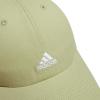 imageadidas Womens Saturday Baseball Cap  Adjustable Cotton Hat Athletic Relaxed Fit DISCONTINUEDMagic Lime GreenWhite