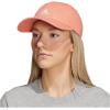 imageadidas Womens Saturday Baseball Cap  Adjustable Cotton Hat Athletic Relaxed Fit DISCONTINUEDSemi Coral Fusion PinkWhite20