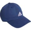 imageadidas Womens Saturday Baseball Cap  Adjustable Cotton Hat Athletic Relaxed Fit DISCONTINUEDTech Indigo Blue Purple Tint