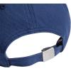 imageadidas Womens Saturday Baseball Cap  Adjustable Cotton Hat Athletic Relaxed Fit DISCONTINUEDTech Indigo Blue Purple Tint