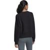 imageadidas Womens Studio Fleece SweatshirtBlackWhite
