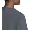 imageadidas Womens Studio Fleece SweatshirtBlue OxideWhite