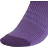 imageadidas Womens Superlite Quarter Socks 6Pack Durable Lightweight Athletic Breathable with Compression Arch SupportAurora Plum PurplePowder Plum PurplePowder Teal Green