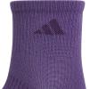 imageadidas Womens Superlite Quarter Socks 6Pack Durable Lightweight Athletic Breathable with Compression Arch SupportAurora Plum PurplePowder Plum PurplePowder Teal Green