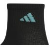 imageadidas Womens Superlite Quarter Socks 6Pack Durable Lightweight Athletic Breathable with Compression Arch SupportBlackPowder Teal GreenBlue Fusion