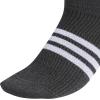 imageadidas Womens Superlite Quarter Socks 6Pack Durable Lightweight Athletic Breathable with Compression Arch SupportBlackPulse Lilac PurpleWhite