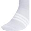 imageadidas Womens Superlite Quarter Socks 6Pack Durable Lightweight Athletic Breathable with Compression Arch SupportClear Onix GreySemi Pink SparkPreloved Purple