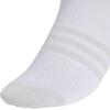 imageadidas Womens Superlite Quarter Socks 6Pack Durable Lightweight Athletic Breathable with Compression Arch SupportWhiteClear Onix GreyWarm Clay Pink