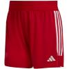imageadidas Womens Tiro 23 ShortsTeam Power RedWhite