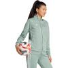 imageadidas Womens Tiro 25 Essentials Training JacketSilver GreenWhite